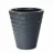 Ghiveci pentru flori Form Plastic DIAMOND D40 CM, H46 CM, V32 L, V13,7 L, ANTRACIT