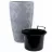 Ghiveci pentru flori Form Plastic FLOW SLIM D29 CM, H48 CM,V24 L, V5,5 L, SUR-INCHIS