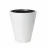 Ghiveci pentru flori Form Plastic MAKATA D40 CM,H45,7 CM, V32 L, V13,7 L, ALB