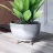 Ghiveci pentru flori Form Plastic Misa Satina D39 cm, H26,4 cm,V 7,6 l, platinum