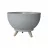 Ghiveci pentru flori Form Plastic Misa Satina Eco D39 cm, H26,4 cm, V19,2 l, platinum