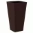 Ghiveci pentru flori Form Plastic RATTANA SLIM L29 CM, L29 CM, H56 CM, V32,8 L, V7,5 L, CAFENIU-INCHIS