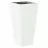 Ghiveci pentru flori Form Plastic RATTANA SLIM L34 CM, L34 CM, H64 CM, V49,9 L, V11 L, ALB