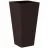Ghiveci pentru flori Form Plastic RATTANA SLIM L39 CM, 39 CM, H75 CM, V77.5 L, V15.96 L, CAFENIU-INCHIS