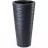 Ghiveci pentru flori SAHARA DUNES SLIM D29,5 CM, H56,5 CM, V25 L,V5,5 L, ANTRACIT