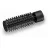 Perie cu aer BABYLISS AS126E, 1000 W, 2 trepte de viteza, 2 regimuri de temperatura, 4 duze, Functie ionica, Negru