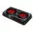 Plita electrica MPM MKE-21, 2 arzatoare, Vitroceramica, Negru