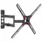 Настенное крепление BARKAN BM343LP, 13", 65", Tilt, 75x75, 100x100, 200x200, 300x300, 400x400, 36 кг, Черный