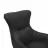 Fotoliu DP ARON, Piele eco, Negru, 85 х 52 х 52