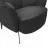 Fotoliu DP ARON, Piele eco, Negru, 85 х 52 х 52