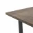 Стол DP HANA 1800*900, ЛДСП, Металл, Коричневый, Черный
