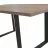 Стол DP HANA 1800*900, ЛДСП, Металл, Коричневый, Черный