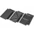 Aparat pentru sandwich-uri DAEWOO DSM300, 800 W, Placi antiaderente, Indicator functionare, Negru
