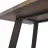 Masa DP JAZZ 1500*800, MDF, Metal, Maro, Negru