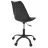 Офисное кресло DP F-2002~BLACK, Экокожa, Пластик, Черный, 47 x 42 x 82-92
