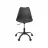 Офисное кресло DP F-2002~BLACK, Экокожa, Пластик, Черный, 47 x 42 x 82-92