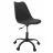 Офисное кресло DP F-2002~BLACK, Экокожa, Пластик, Черный, 47 x 42 x 82-92