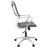 Fotoliu de birou DP F-20141~GREY, Plasa acrilica, Tilt, Gri, 43 x 53 x 60