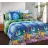 Lenjerie de pat Cottony SLPP SUBACVATICA, 2 persoane, Percale, Albastru