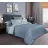 Lenjerie de pat Cottony SLPSL HRIZOLIT (R), 2 persoane Euro, Satin de Lux, Albastru deschis