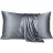 Lenjerie de pat Cottony SLPSL SATIN DE LUX CHARCOAL UNITON, 2 persoane Euro, Satin de Lux, Charcoal