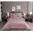 Lenjerie de pat Cottony SLPSL SATIN DE LUX MOUVE MOCCA UNITON, 2 persoane Euro, Satin de Lux, Mov, Mocca