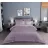 Lenjerie de pat Cottony SLPSL SATIN DE LUX MOUVE UNITON, 2 persoane Euro, Satin de Lux, Mov