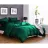 Lenjerie de pat Cottony SLPSL SATIN DE LUX SMARALD UNITON, 2 persoane Euro, Satin de Lux, Smarald