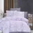 Lenjerie de pat Cottony SLPSL ECATERINA, 2 persoane Euro, Satin, Gri