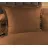 Lenjerie de pat Cottony SLPSL SATIN UNITON BROWN/IVORY, 2 persoane Euro, Satin de Lux, Maro, Ivory