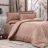 Lenjerie de pat Cottony SLPSL STRIPE SATIN BROWN NR 8, 2 persoane Euro, Satin de Lux, Maro