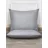 Lenjerie de pat Cottony SLPSL STRIPE SATIN LIGHT GRAY N9, 2 persoane Euro, Satin de Lux, Gri deschis