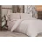 Lenjerie de pat Cottony SLPSL STRIPE SATIN PEACH NR3, 2 persoane Euro, Satin de Lux, Piersic