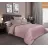 Lenjerie de pat Cottony SLPSL MOUVE MOCCA UNITON, 2 persoane, Satin de Lux, Mov, Mocca