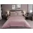 Lenjerie de pat Cottony SLPSL SATIN DE LUX ROZE UNITON (240) 2 PERS, 2 persoane Euro, Satin de Lux, Mov