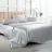 Lenjerie de pat Cottony SLPSL SATIN DE LUX GRAY UNITON, 1 persoana, Satin de Lux, Gri