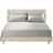 Lenjerie de pat Cottony SLPSL SATIN DE LUX GRAY UNITON, 1 persoana, Satin de Lux, Gri