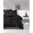 Lenjerie de pat Cottony SLPSL STRIPE SATIN BLACK, 1 persoana, Satin de Lux, Negru