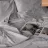 Lenjerie de pat Cottony SLPSL STRIPE SATIN LIGHT GRAY N9, 1 persoana, Satin de Lux, Gri