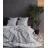Lenjerie de pat Cottony SLPSL STRIPE SATIN LIGHT GRAY N9, 1 persoana, Satin de Lux, Gri