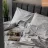 Lenjerie de pat Cottony SLPSL STRIPE SATIN LIGHT GRAY N9, 1 persoana, Satin de Lux, Gri