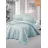 Постельное белье (комплект) Cottony SLPSL STRIPE SATIN MENTA, Полуторный, Сатин Lux, Мятный