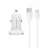 Aвтомобильное зарядное устройство Borofone Car Charger with Micro-USB BZ12A Lasting, White