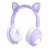 Наушники проводные с микрофоном KEEKA Headphones BK1 Violet