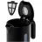 Ceainic electric POLARIS PWK 1803C WATER WAY PRO, 1.8 l, 2200 W, Plastic, Indicator functionare, Baza rotativa, Indicator nivel apa,  Negru