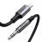 Cablu UGREEN LIGHTNING TO 3.5MM AUX ALUMINUM SHELL WITH BRAIDED (1M) US315, BLACK