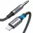 Cablu UGREEN LIGHTNING TO 3.5MM AUX ALUMINUM SHELL WITH BRAIDED (1M) US315, BLACK