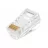 Conector RJ45 GEMBIRD LC-8P8C-001/50, Modular plug 8P8C for solid LAN cable, 30u" gold plated, 50 pcs/bag