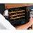 Dulap pentru vin incorporabil HANSA BWC60241B, 63 l, 24 st, 45.5 cm, Negru, A