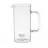 French-press RESTO 90504, GLASS, 1 L, AKZENT, 0.8 l, Sticla borosilicata, Transparent, Negru
